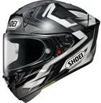 Shoei X-SPR Pro Escalate Helm, schwarz-grau-weiss, Gr&ouml;&szlig;e XS f&uuml;r M&auml;nner
