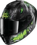 Shark Spartan RS Shaytan Helm, schwarz-gr&uuml;n, Gr&ouml;&szlig;e L f&uuml;r M&auml;nner
