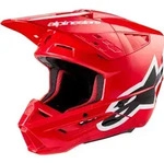 Alpinestars S-M5 Corp 2024 Motocross Helm, rot, Gr&ouml;&szlig;e M f&uuml;r M&auml;nner