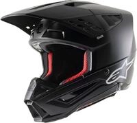 Alpinestars S-M5 Solid 2024 Motocross Helm, schwarz, Gr&ouml;&szlig;e M f&uuml;r M&auml;nner
