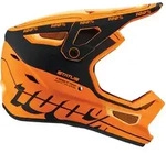 100% Status Jugend Downhill Helm, schwarz-orange, Gr&ouml;&szlig;e S