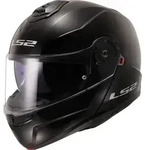 LS2 FF908 Strobe II Solid Klapphelm, schwarz, Gr&ouml;&szlig;e XS f&uuml;r M&auml;nner