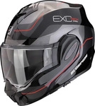 Scorpion 119-435-163-02, Scorpion Exo-Tech Evo Pro Commuta Klapphelm Schwarz Rot