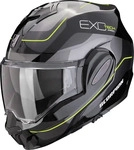 Scorpion 119-435-325-02, Scorpion Exo-Tech Evo Pro Commuta Klapphelm Schwarz Gelb