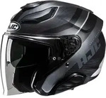 HJC F31 Naby Jethelm, schwarz-silber, Gr&ouml;&szlig;e XS 54 55