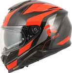HJC 12730107, HJC RPHA 71 Carbon Hamil Helm Schwarz Rot male