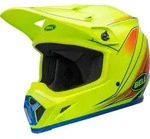 Bell MX-9 Mips Zone Motocross Helm, rot-blau-gelb, Gr&ouml;&szlig;e S f&uuml;r M&auml;nner
