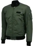 Bores Bomber Textiljacke, schwarz-gr&uuml;n, Gr&ouml;&szlig;e 4XL f&uuml;r M&auml;nner
