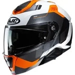 HJC i91 Carst Klapphelm, schwarz-weiss-orange, Gr&ouml;&szlig;e XS 54 55 f&uuml;r M&auml;nner