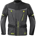Germot Argos wasserdichte Motorrad Textiljacke, schwarz-grau-gelb, Gr&ouml;&szlig;e S f&uuml;r