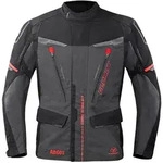 Germot Argos wasserdichte Motorrad Textiljacke, schwarz-grau-rot, Gr&ouml;&szlig;e S f&uuml;r