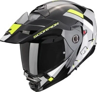 Scorpion 89-455-290-02, Scorpion ADX-2 Galane Klapphelm Schwarz Grau Gelb male