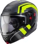 Caberg Horus X Road Klapphelm, grau-gelb, Gr&ouml;&szlig;e L f&uuml;r M&auml;nner