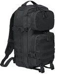 Brandit US Cooper Patch M Rucksack, schwarz f&uuml;r M&auml;nner