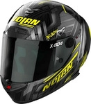 Nolan X840007450197, Nolan X-804 RS Ultra Carbon Spectre Helm Schwarz Grau Gelb male