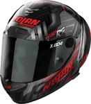 Nolan X840007450188, Nolan X-804 RS Ultra Carbon Spectre Helm Schwarz Grau Rot male