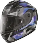 Nolan X-903 Ultra Carbon Highspeed N-Com Helm, schwarz-grau-blau, Gr&ouml;&szlig;e S f&uuml;r