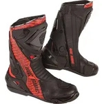 Modeka Yron Motorradstiefel, schwarz-rot, Gr&ouml;&szlig;e 42 f&uuml;r M&auml;nner