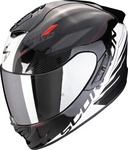 Scorpion 140-443-55-07, Scorpion Exo-1400 Evo 2 Air Luma Helm Schwarz Weiss male