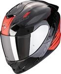 Scorpion Exo-1400 Evo 2 Air Luma Helm, schwarz-rot, Gr&ouml;&szlig;e 2XL f&uuml;r M&auml;nner