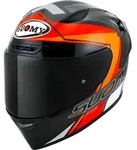 Suomy TX-Pro Glam Helm, schwarz-orange, Gr&ouml;&szlig;e M f&uuml;r M&auml;nner