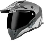 Bogotto H331 BT Tour EVO Bluetooth Enduro Helm, schwarz-grau, Gr&ouml;&szlig;e XS f&uuml;r Frauen