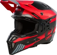 Oneal EXSRS-232, Oneal EX-SRS Hitch Motocross Helm Schwarz Grau Rot male