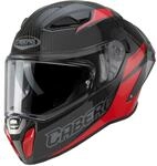 Caberg Drift Evo II Carbon Nova Helm, schwarz-rot, Gr&ouml;&szlig;e XS f&uuml;r M&auml;nner