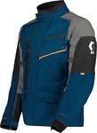 Scott Voyager Dryo wasserdichte Motorrad Textiljacke, grau-blau, Gr&ouml;&szlig;e XS f&uuml;r