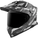 Bogotto FG-601 Sniper Fiberglas Enduro Helm, schwarz-grau, Gr&ouml;&szlig;e XS f&uuml;r...