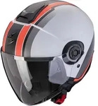 Scorpion Exo-City II Vel Jethelm, schwarz-grau-rot, Gr&ouml;&szlig;e XS 54 55 f&uuml;r M&auml;nner