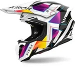 Airoh Twist 3 Rainbow Motocross Helm, schwarz-weiss-pink, Gr&ouml;&szlig;e XS f&uuml;r M&auml;nner