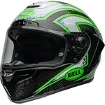 Bell Race Star DLX Flex Xenon Helm, schwarz-gr&uuml;n-silber, Gr&ouml;&szlig;e S f&uuml;r M&auml;nner