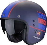 Scorpion 78-462-22-06, Scorpion Belfast Evo FC Barcelona Jethelm Rot Blau male