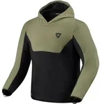 Revit Andon Motorrad Hoodie, schwarz-gr&uuml;n, Gr&ouml;&szlig;e 3XL f&uuml;r M&auml;nner