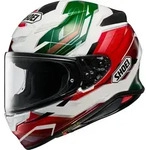 Shoei NXR 2 Capriccio Helm, weiss-rot-gr&uuml;n, Gr&ouml;&szlig;e XS f&uuml;r M&auml;nner