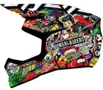 Oneal 3SRS Crank bunter Motocross Helm, mehrfarbig, Gr&ouml;&szlig;e XS f&uuml;r M&auml;nner