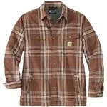 Carhartt Flannel Sherpa Lined Hemd, braun, Gr&ouml;&szlig;e S f&uuml;r M&auml;nner