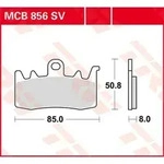 TRW Lucas MCB856SV Sinterbelag