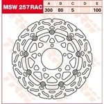 TRW Lucas MSW257RAC Bremsscheibe schwimmend
