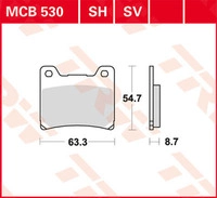 TRW Lucas MCB530 Bremsbelag