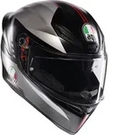 AGV K1 S Lap Helm, schwarz-rot, Gr&ouml;&szlig;e XL f&uuml;r M&auml;nner