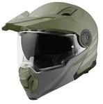 Bogotto FG-102 Duo Fiberglas Enduro Klapphelm, gr&uuml;n, Gr&ouml;&szlig;e XS f&uuml;r M&auml;nner