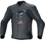 Alpinestars GP Plus R V4 Airflow perforierte Motorrad Lederjacke, schwarz, Gr&ouml;&szlig;e 54