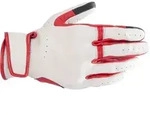 Alpinestars Dyno perforierte Motorrad Handschuhe, schwarz-weiss-rot, Gr&ouml;&szlig;e L f&uuml;r