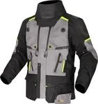 LS2 Apollo wasserdichte Motorrad Textiljacke, schwarz-grau-gelb, Gr&ouml;&szlig;e M f&uuml;r