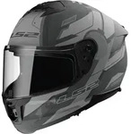 LS2 FF808 Stream II Shadow Helm, grau, Gr&ouml;&szlig;e XS f&uuml;r M&auml;nner