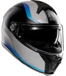 AGV Tourmodular Stray Klapphelm, schwarz-grau-blau, Gr&ouml;&szlig;e 2XL f&uuml;r M&auml;nner