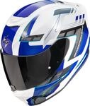 Scorpion EXO-391 Captor Helm, weiss-blau, Gr&ouml;&szlig;e XS f&uuml;r M&auml;nner