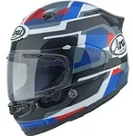 Arai Quantic Abstract Helm, schwarz-weiss-blau, Gr&ouml;&szlig;e S f&uuml;r M&auml;nner